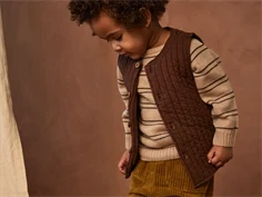 Lil Atelier vest sweat rocky road